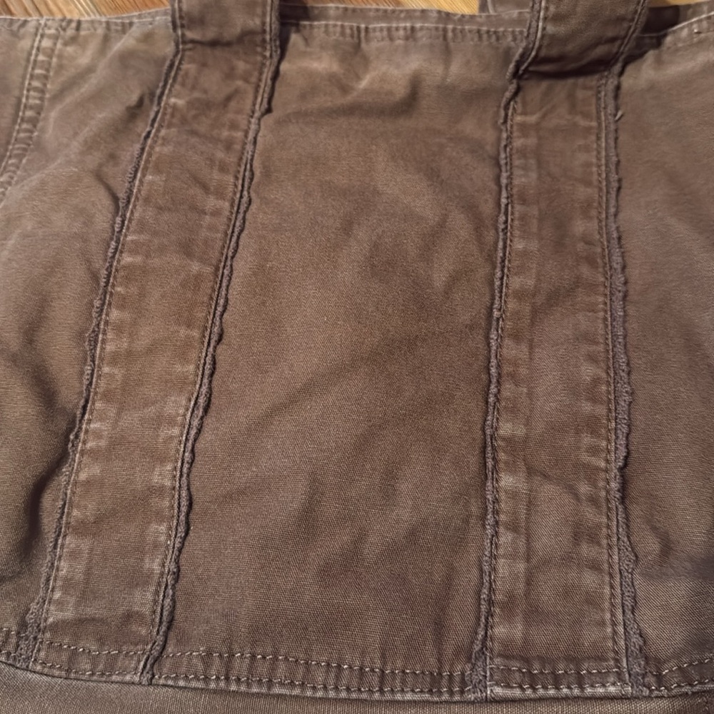 Aeropostale Brown Canvas Tote Bag - Picture 4 of 14